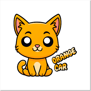 ORANGE CAT Posters and Art